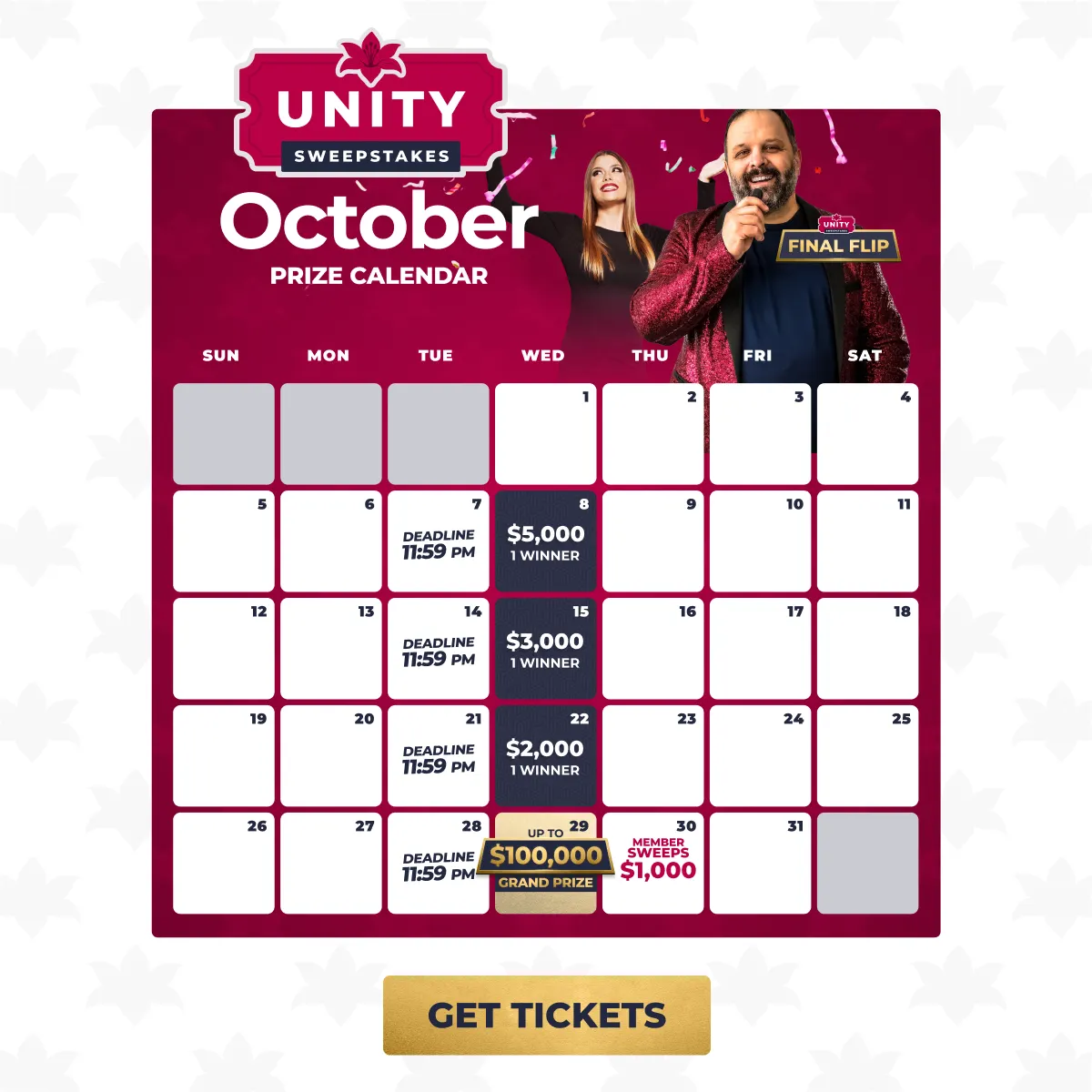 Unity Sweepstakes
