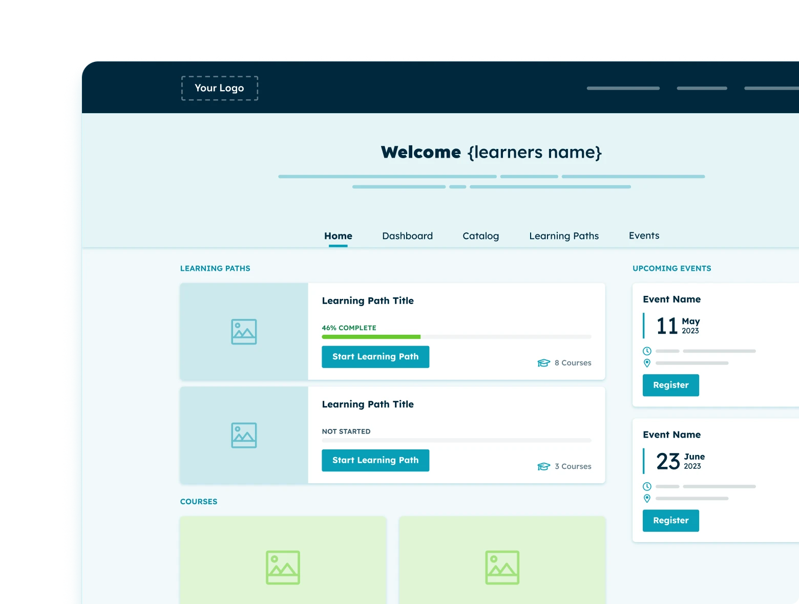 Northpass customer education platform dashboard