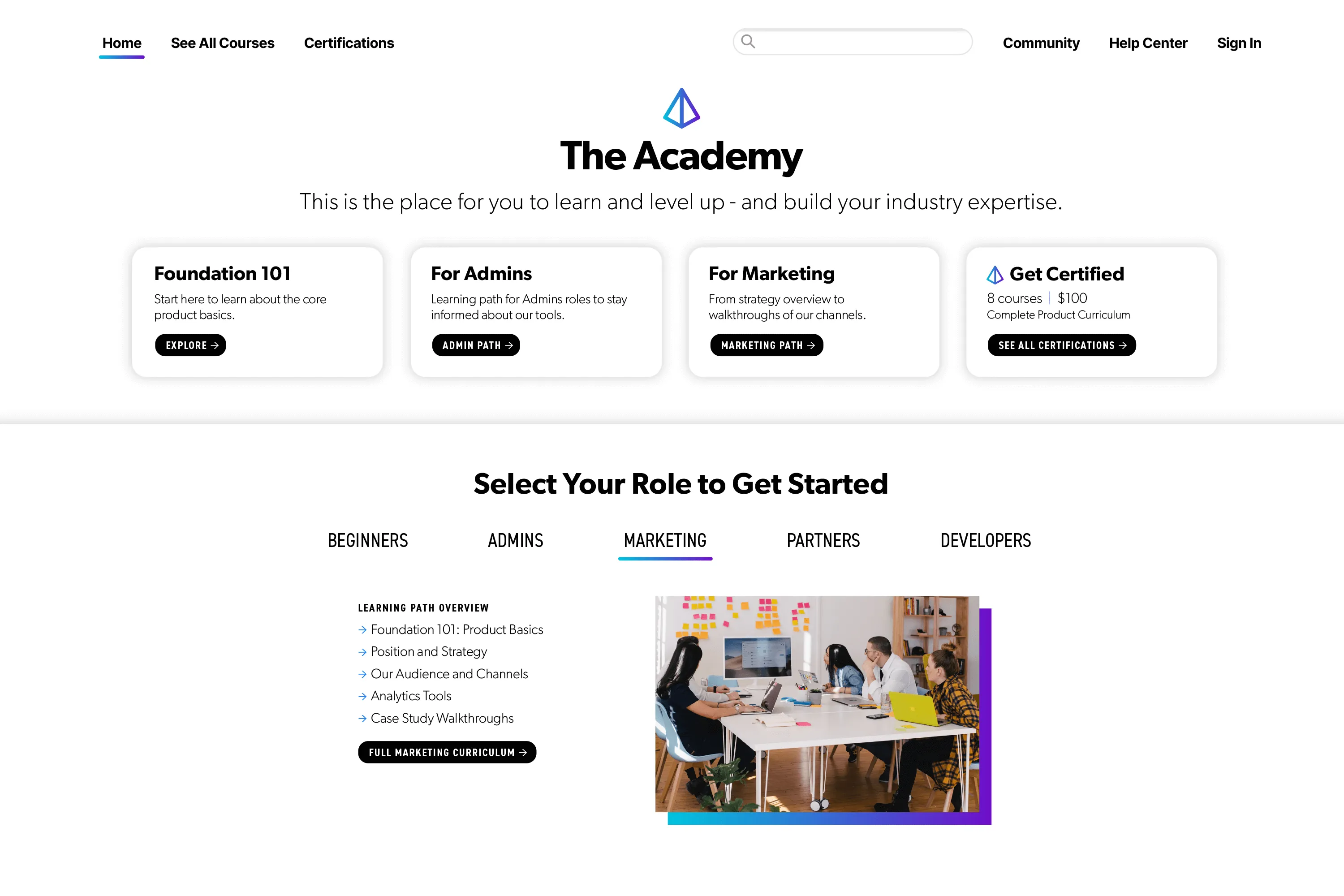 Skilljar customer training platform dashboard