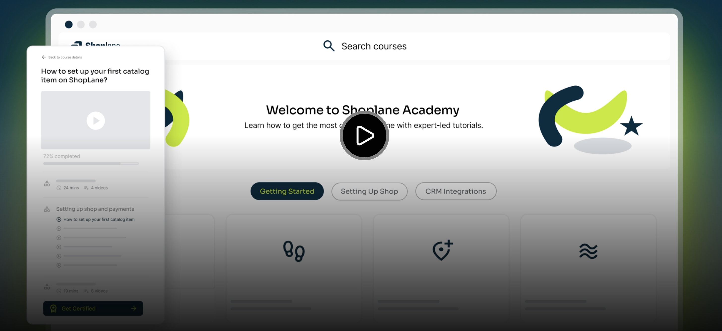 Trainn product training and customer education platform interface