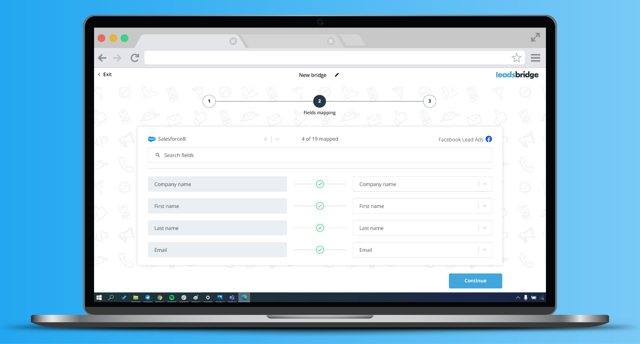 ActiveProspect's LeadBridge feature screen
