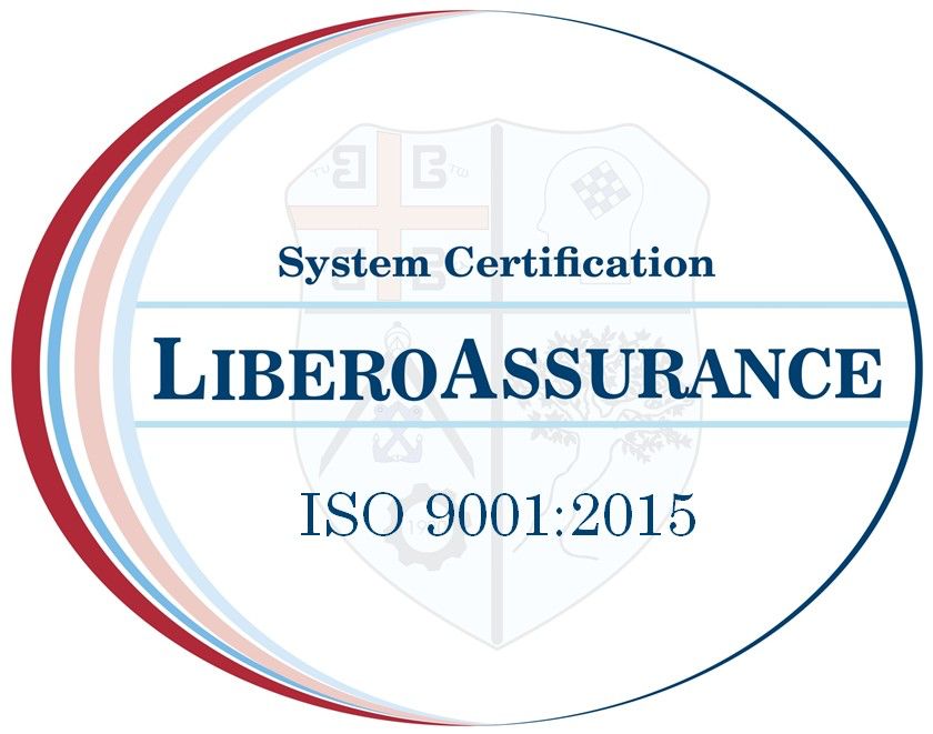 Logo certificazione ISO 9001:2015