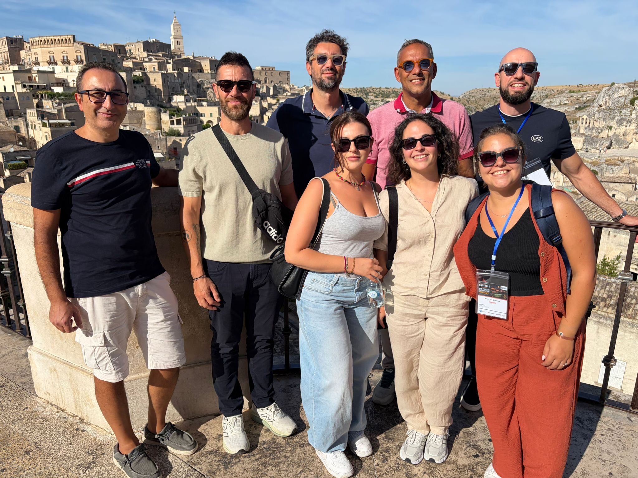 Gruppo dei partecipanti dell’Academy riunito a Matera