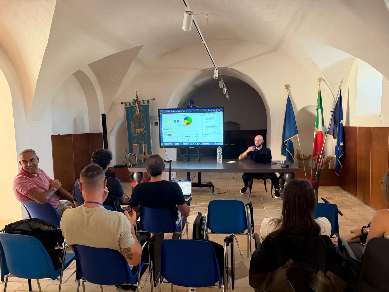 Aula dell’Academy durante un momento di lavoro condiviso