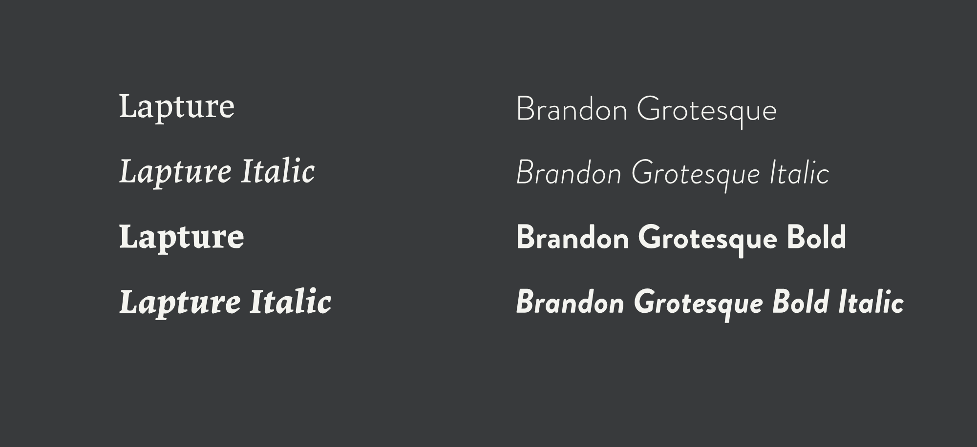 Stephanie Kane typography