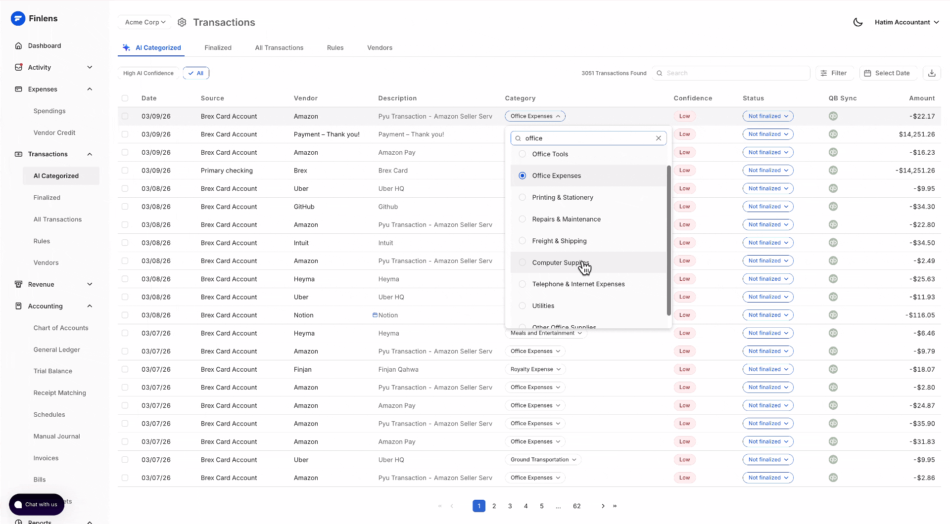 Human-in-the-loop review of AI categorizations