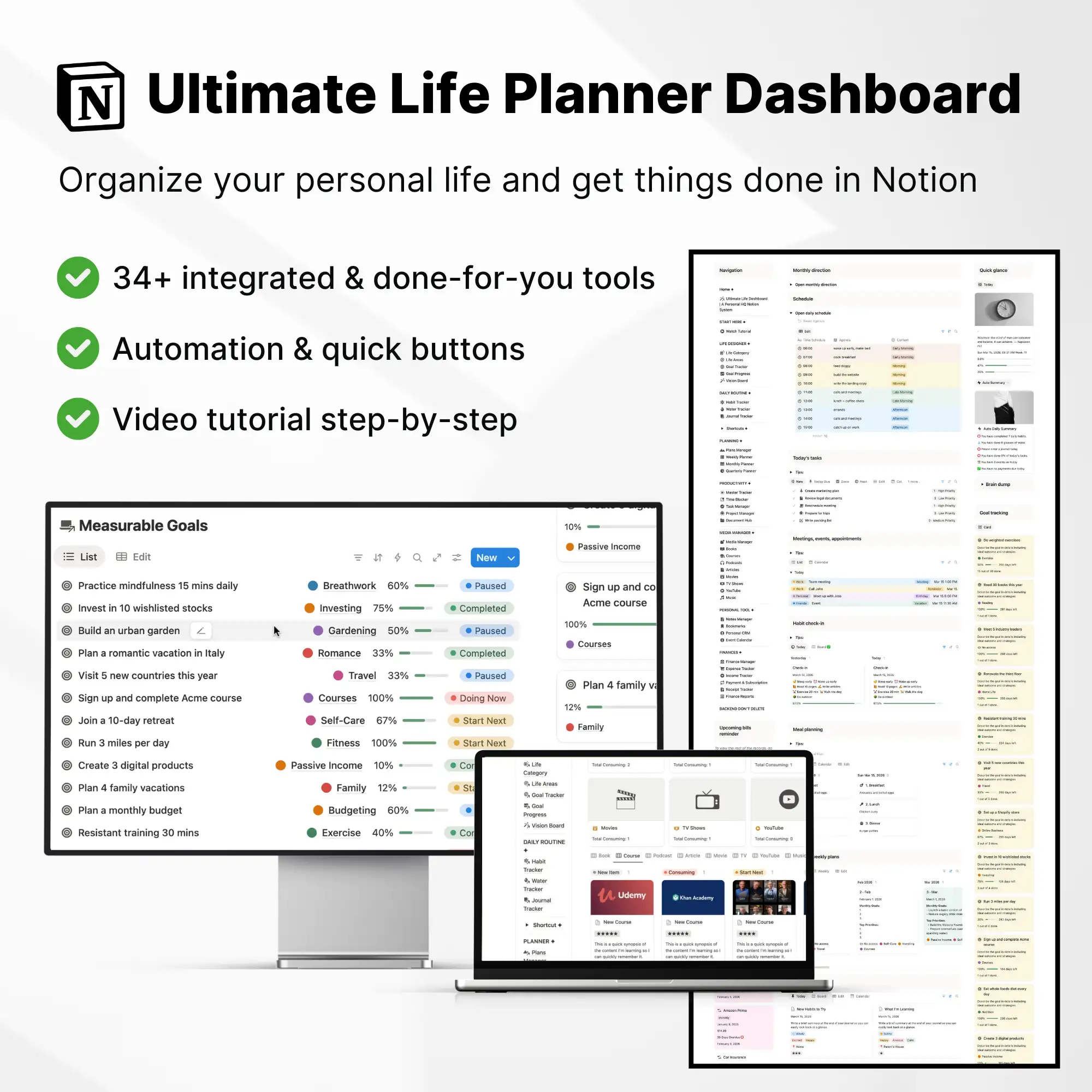 Notion Life Planner Template