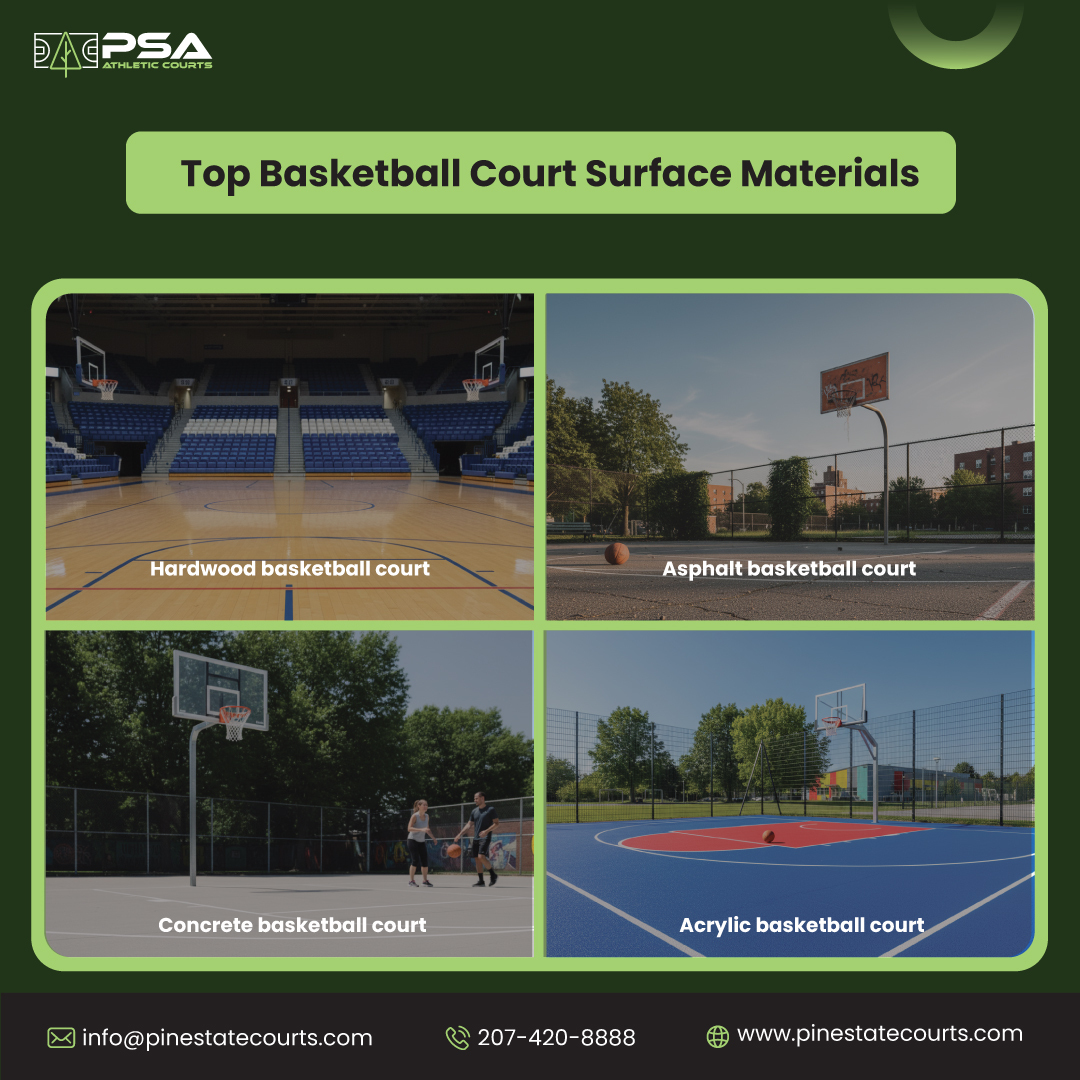 Types of Basketball Court Materials