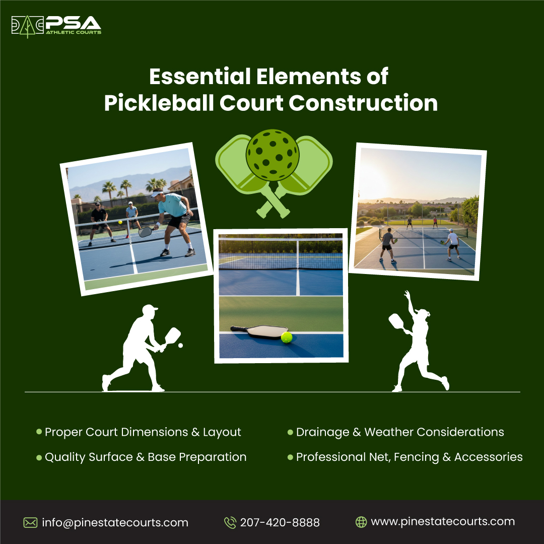 Essential element of pickleball court construction