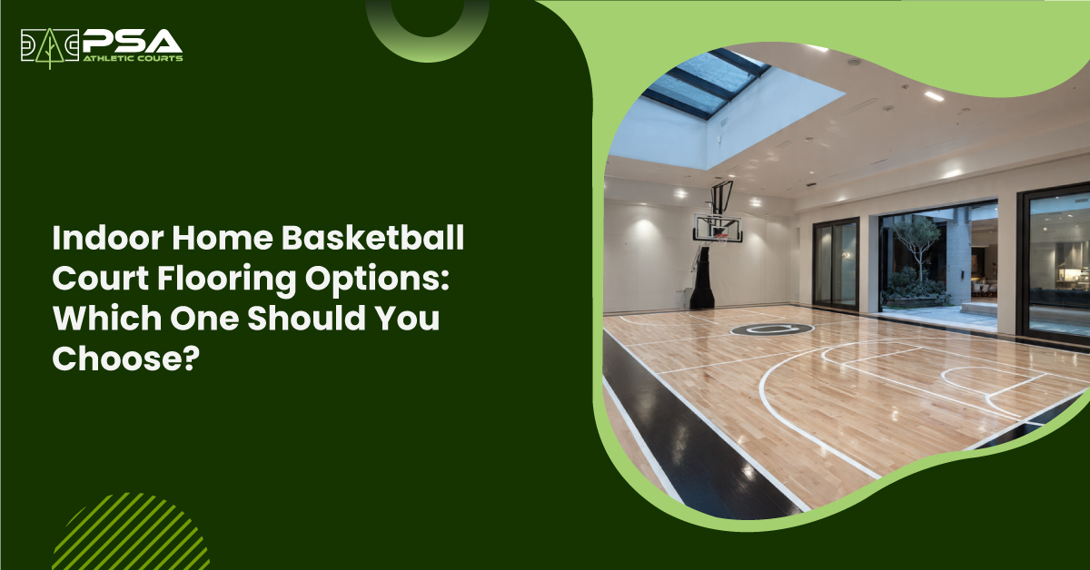 Indoor home basketball court flooring 