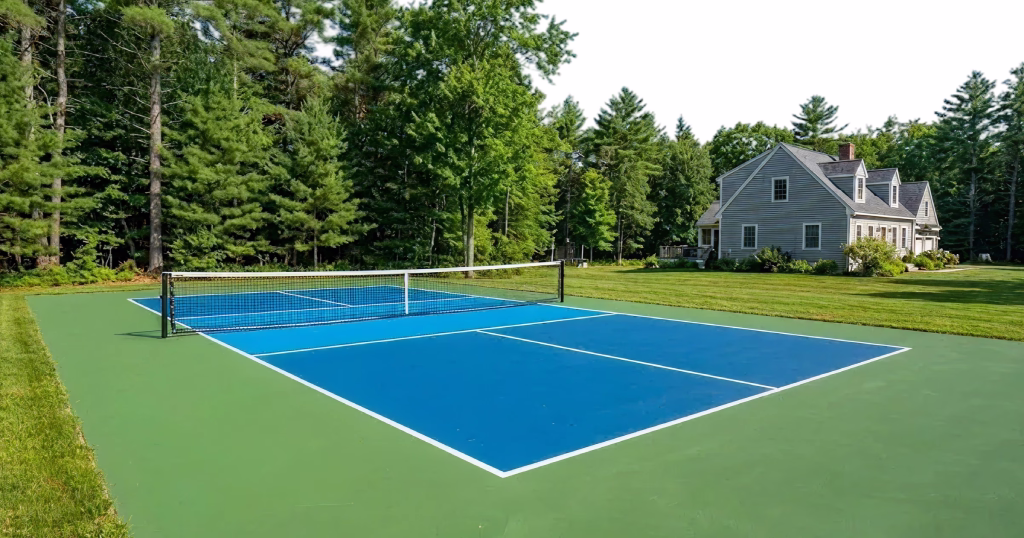 Commercial Pickleball court construction 