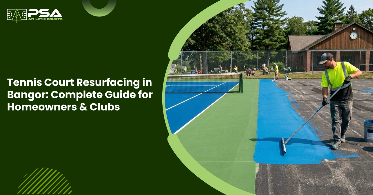 Tennis Court Resurfacing Bangor