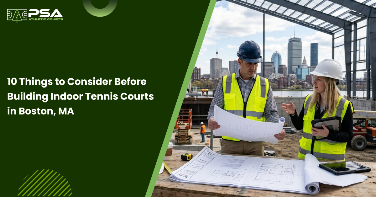 Building Indoor Tennis Courts in Boston ,MA