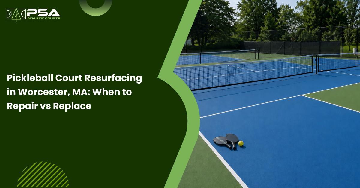 Pickleball Court Resurfacing in Worcester, MA