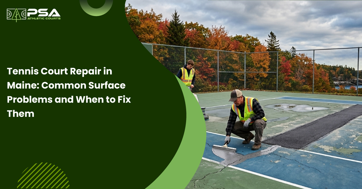 Tennis Court Repair in Maine: Common Surface Problems and solutions