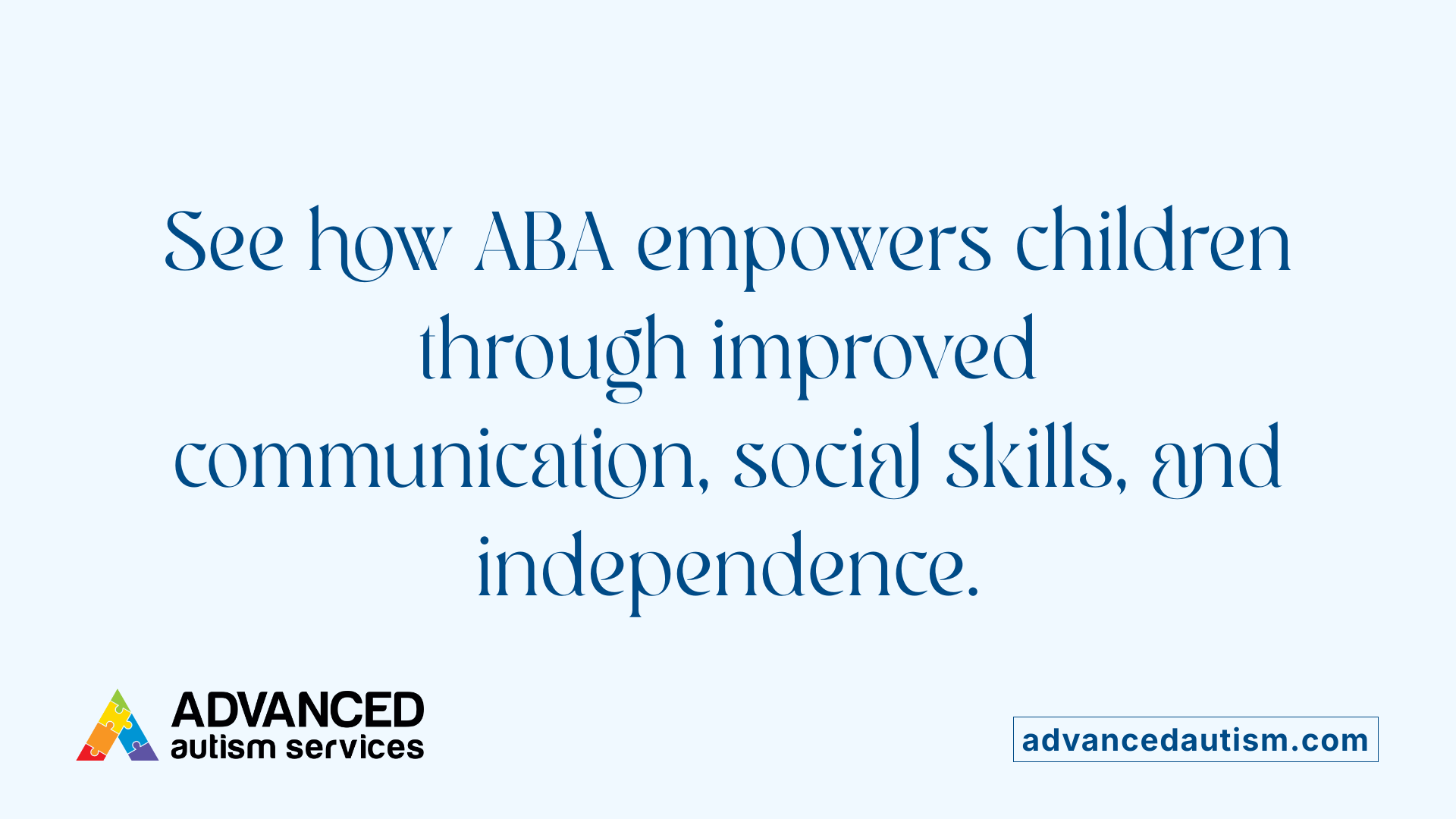 See how ABA empowers children through improved communication, social skills, and independence.