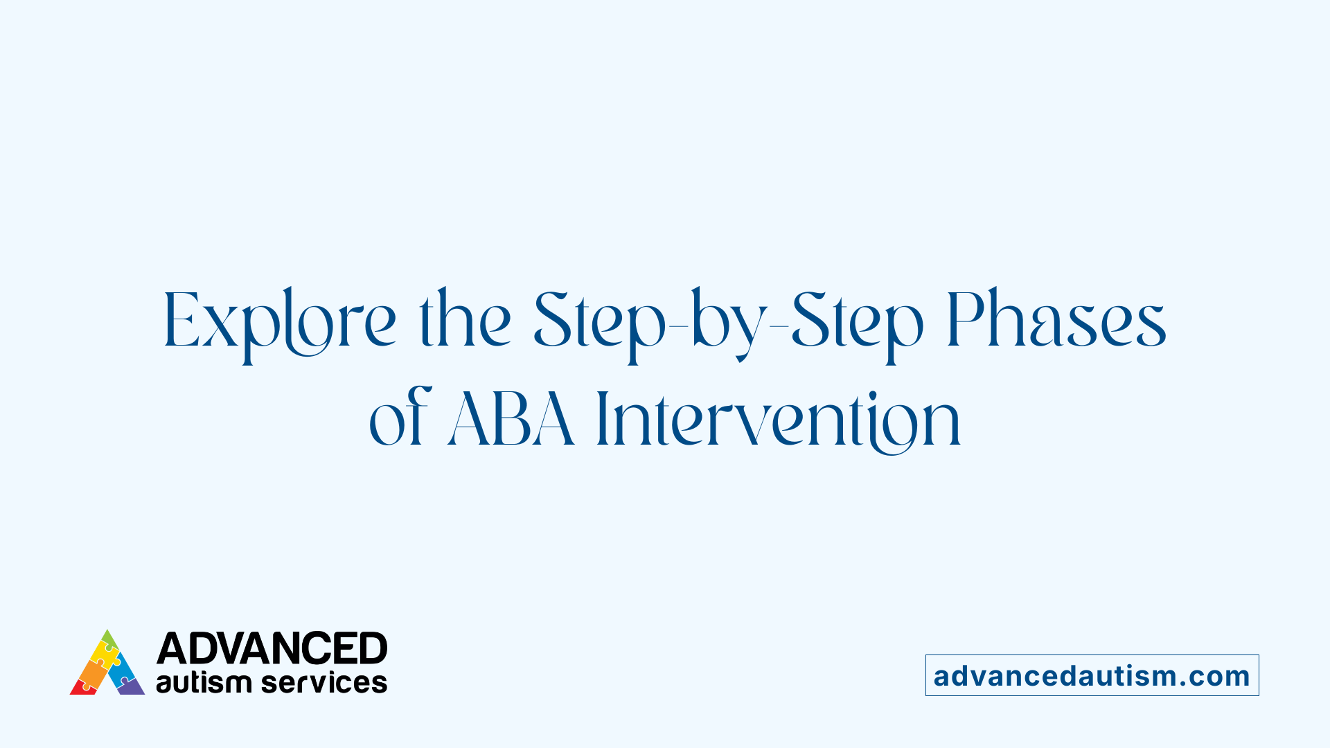 Explore the Step-by-Step Phases of ABA Intervention