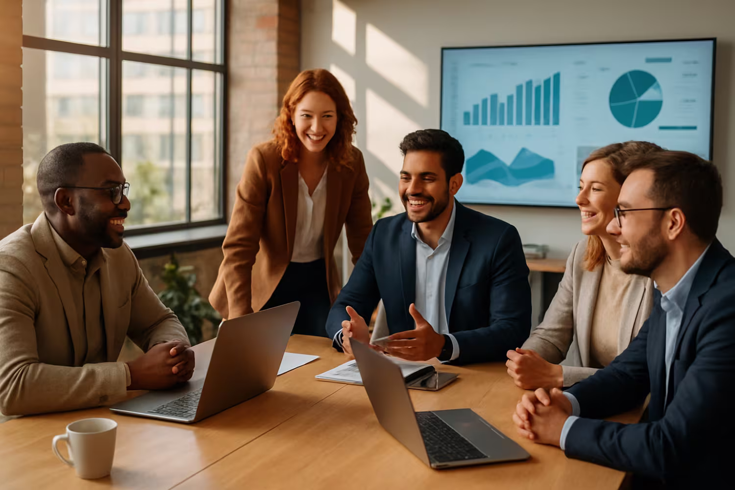 Professionals discussing IT infrastructure maintenance