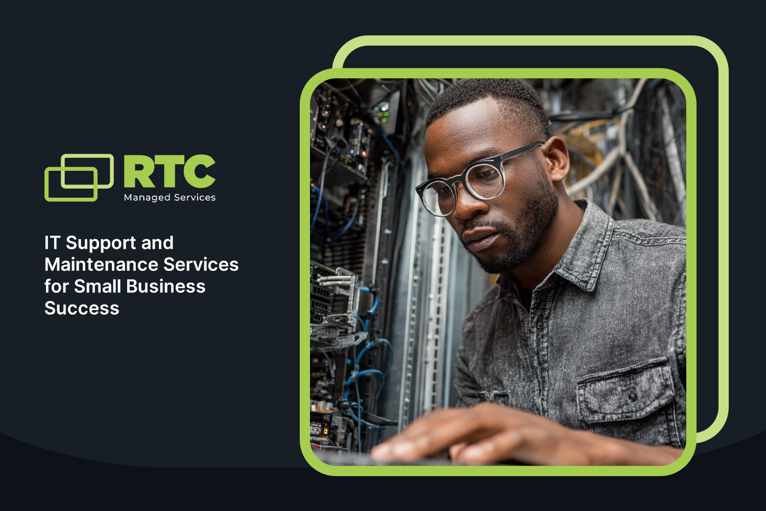 IT security agent working on his powerhouse software.