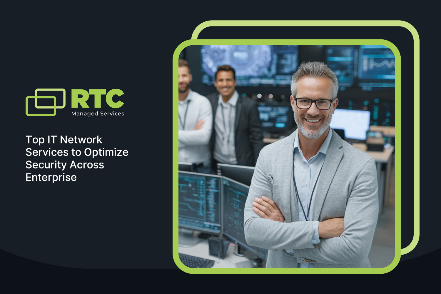 IT security agent working on his powerhouse software.