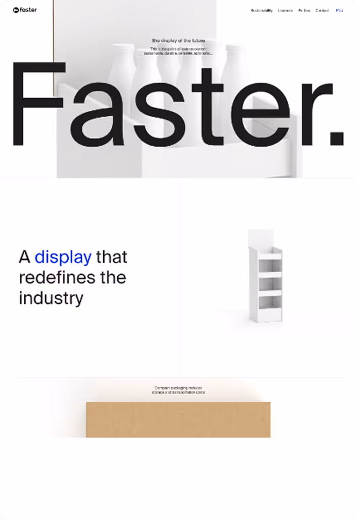 Faster Displays