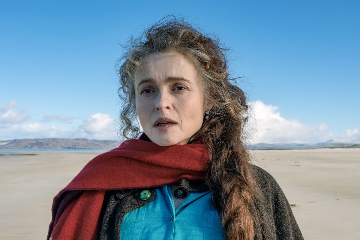 Helena is looking at something