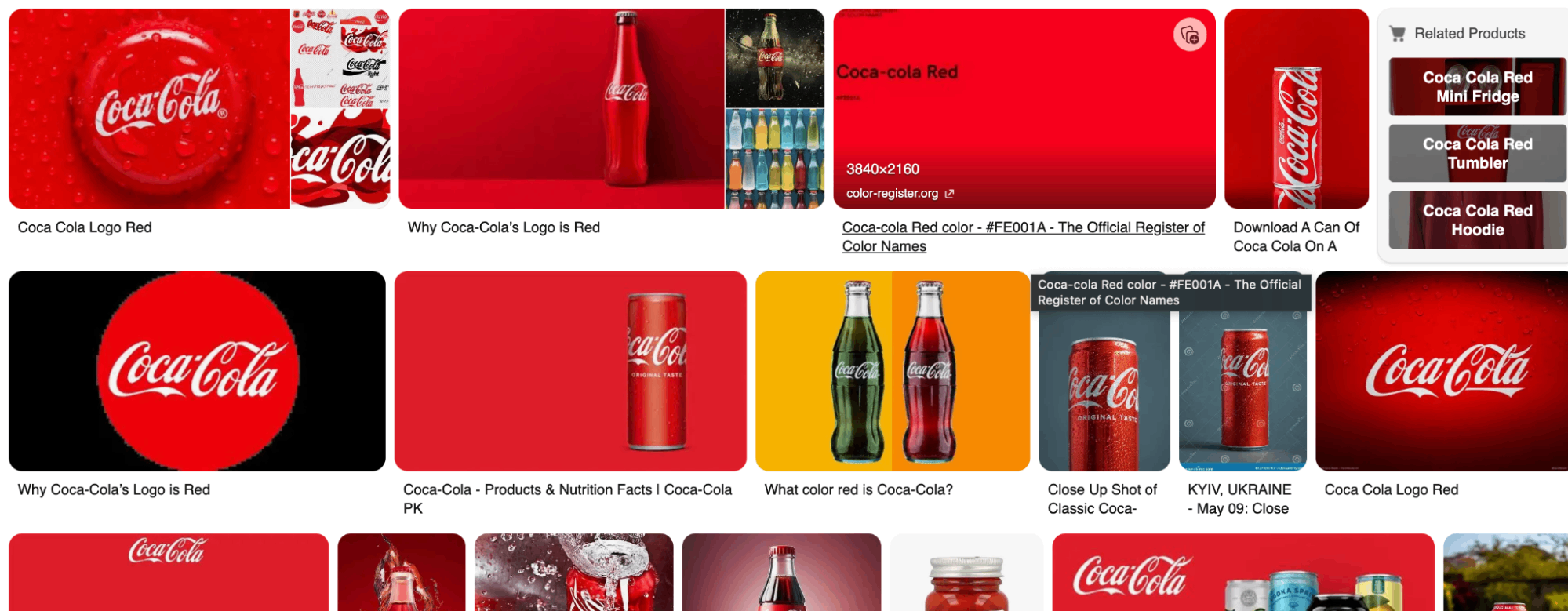 coca cola red