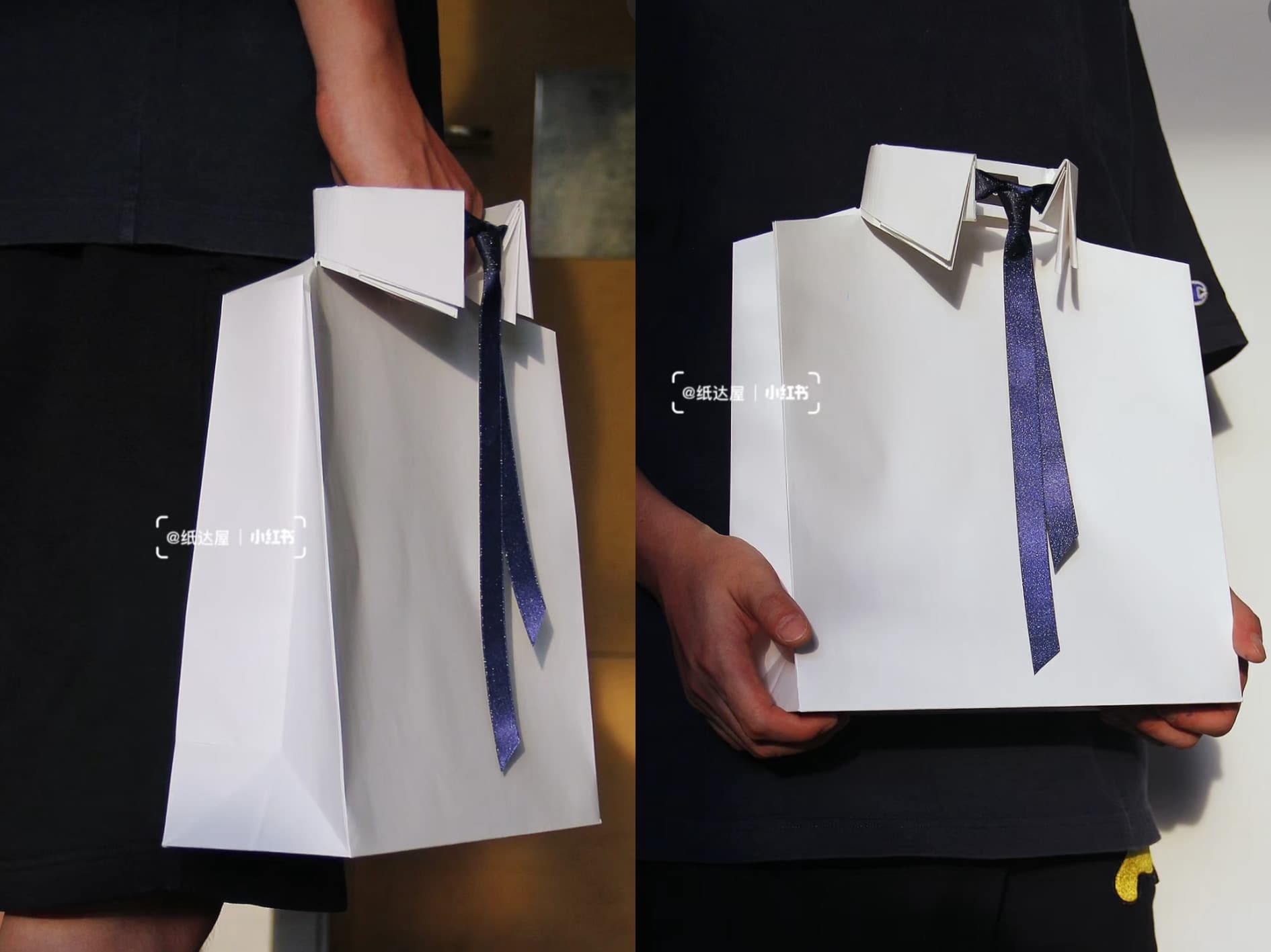 die-cut shapes bag