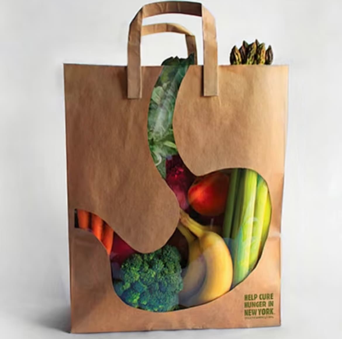 bag with transparent windows