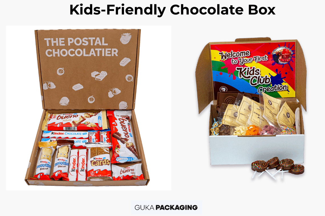 kids friendly chocolate box