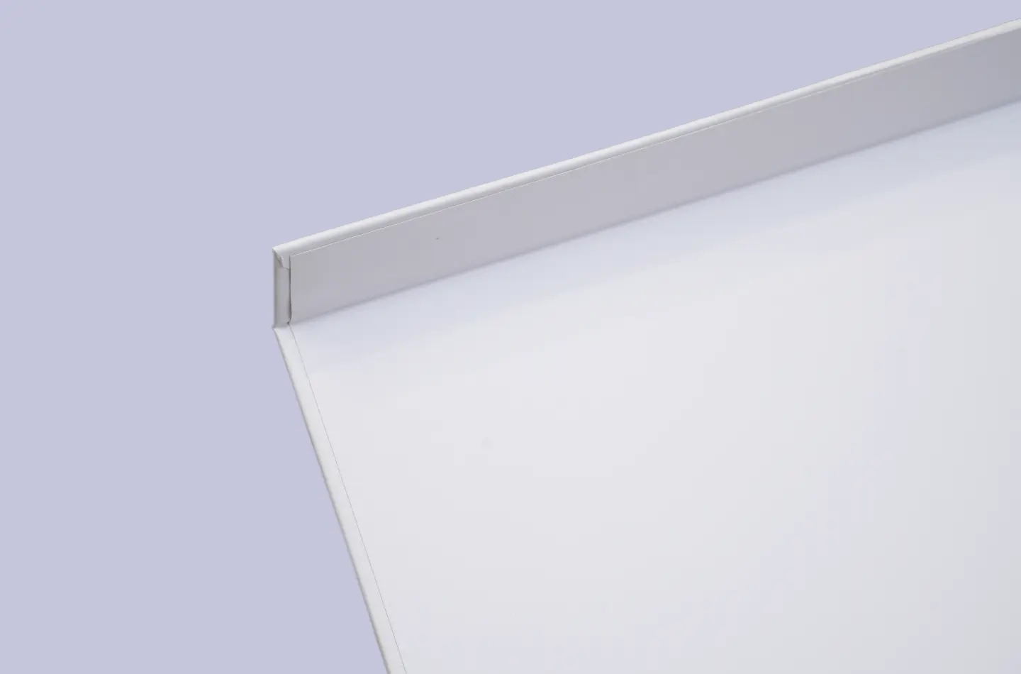 premium custom white cosmetics magnetic book-style box featuring EVA insert showcasing flap detail with pink logo