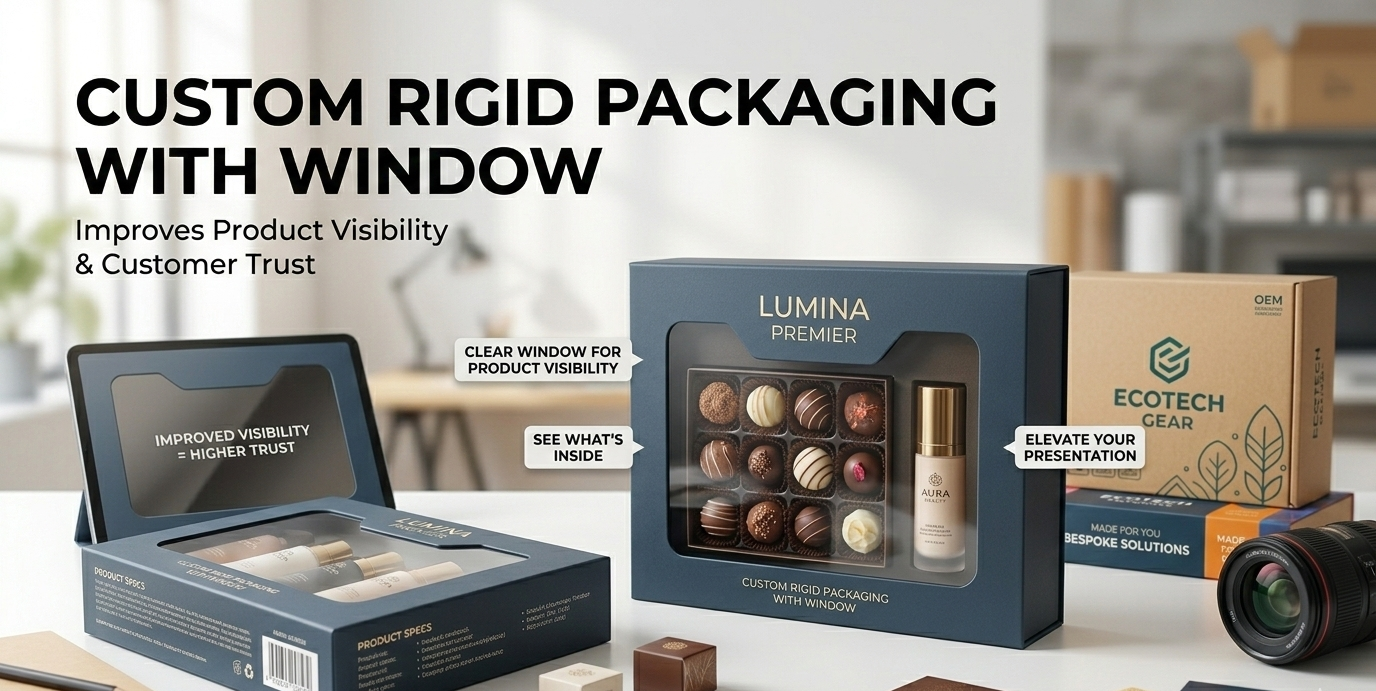 ustom Rigid Packaging With Window