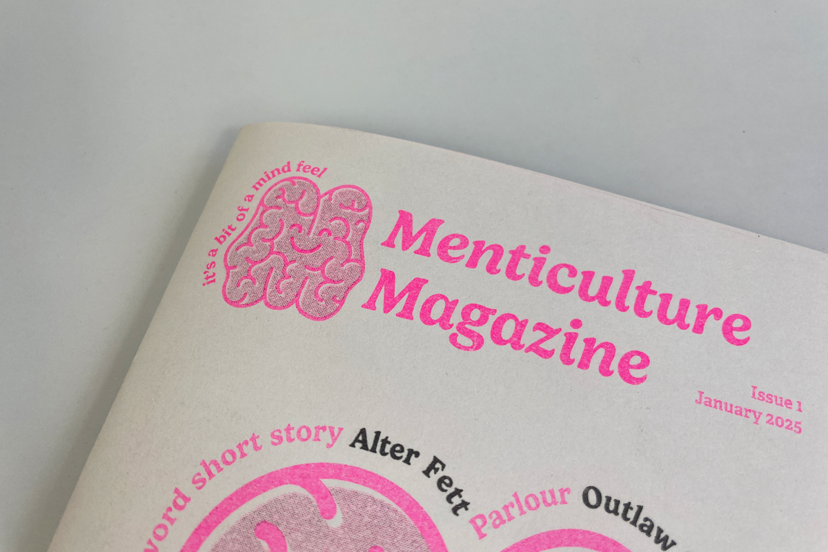 Menticulture Magazine branding by The Identity Bureau