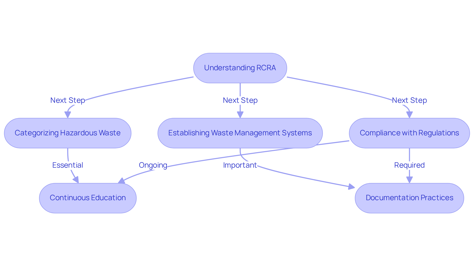 Follow the boxes to see how organizations navigate the compliance process with RCRA. Each step is crucial for ensuring safe and responsible management of hazardous materials.
