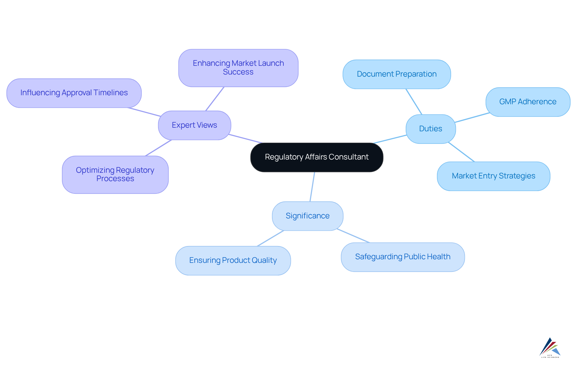 The central node represents the consultant's role, and the branches show their key duties and the importance of their work. Explore each branch to see how they contribute to compliance and public health.