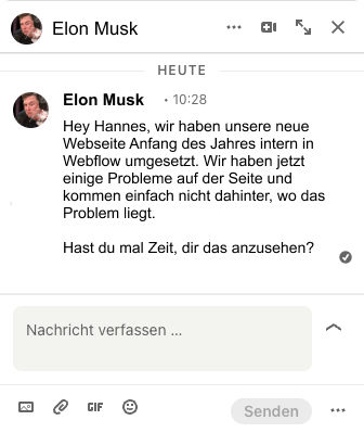 Hey Hannes, wir haben unsere neue Webseite Anfang des Jahres intern in Webflow umgesetzt. Wir haben jetzt einige Probleme auf der Seite und kommen einfach nicht dahinter, wo das Problem liegt.   Hast du mal Zeit, dir das anzusehen?