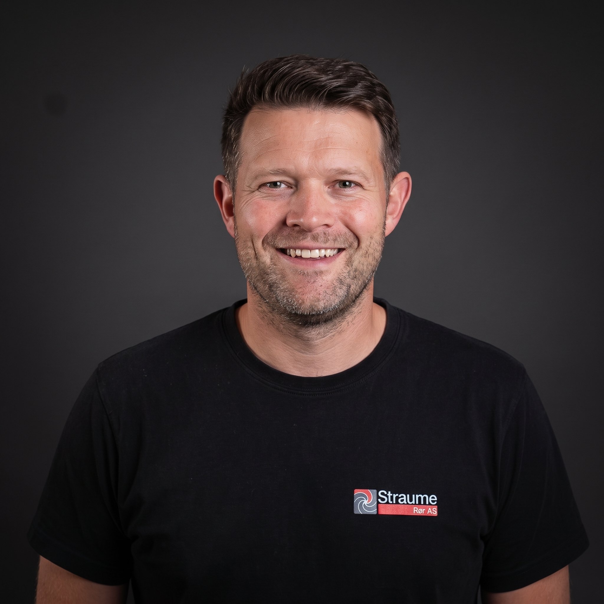 Portrettbilde av William Bernhardsen, rørleggermester hos Straume Rør.