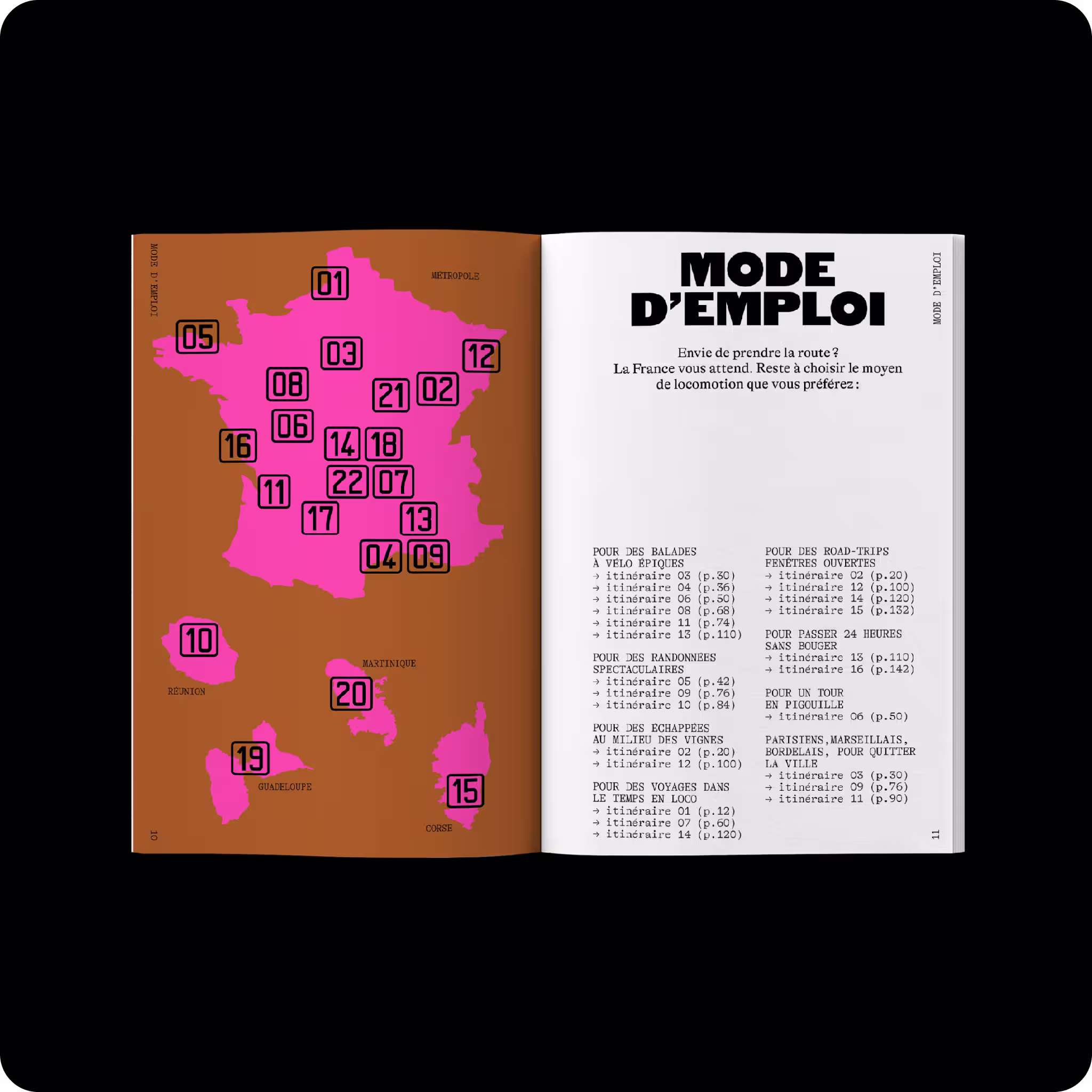 Double page mode d'emploi guide PMU volume 2