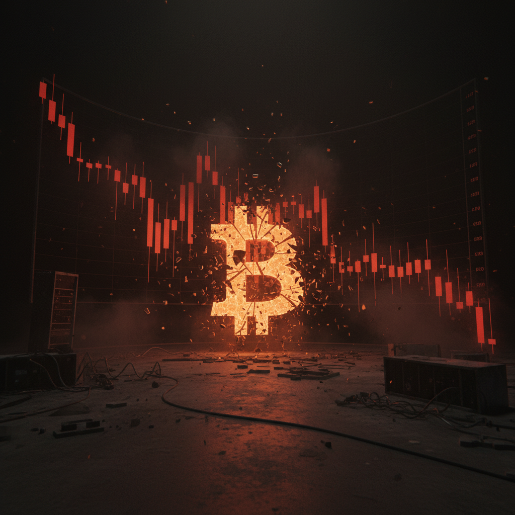 Symbolbild Bitcoin-Kurs Korrektur unter 70.000 Dollar