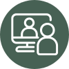 Pictogramme visio conférence