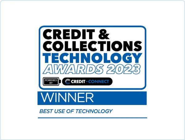 Credit and Collections Awards badge 2023.