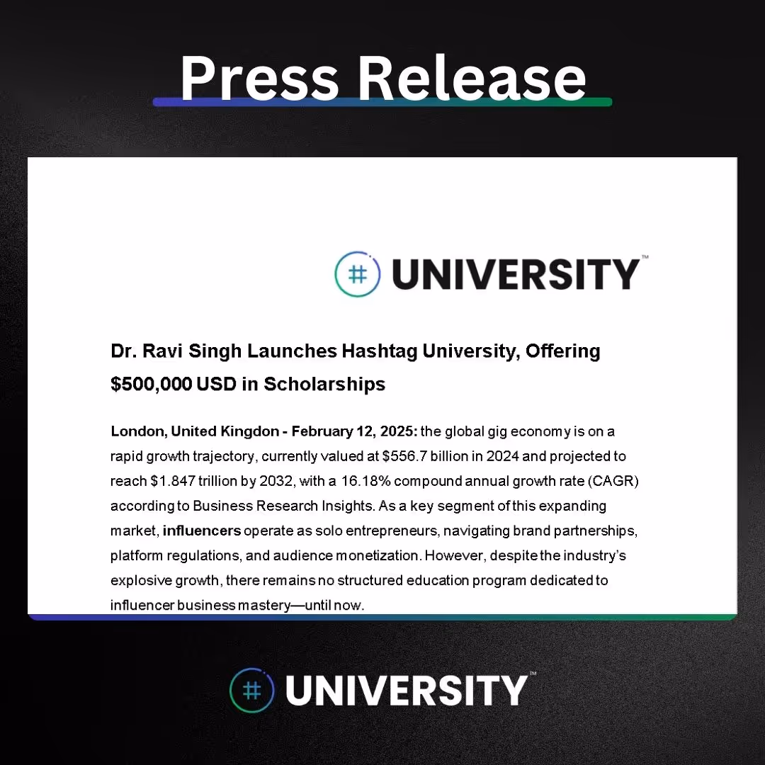 university press release