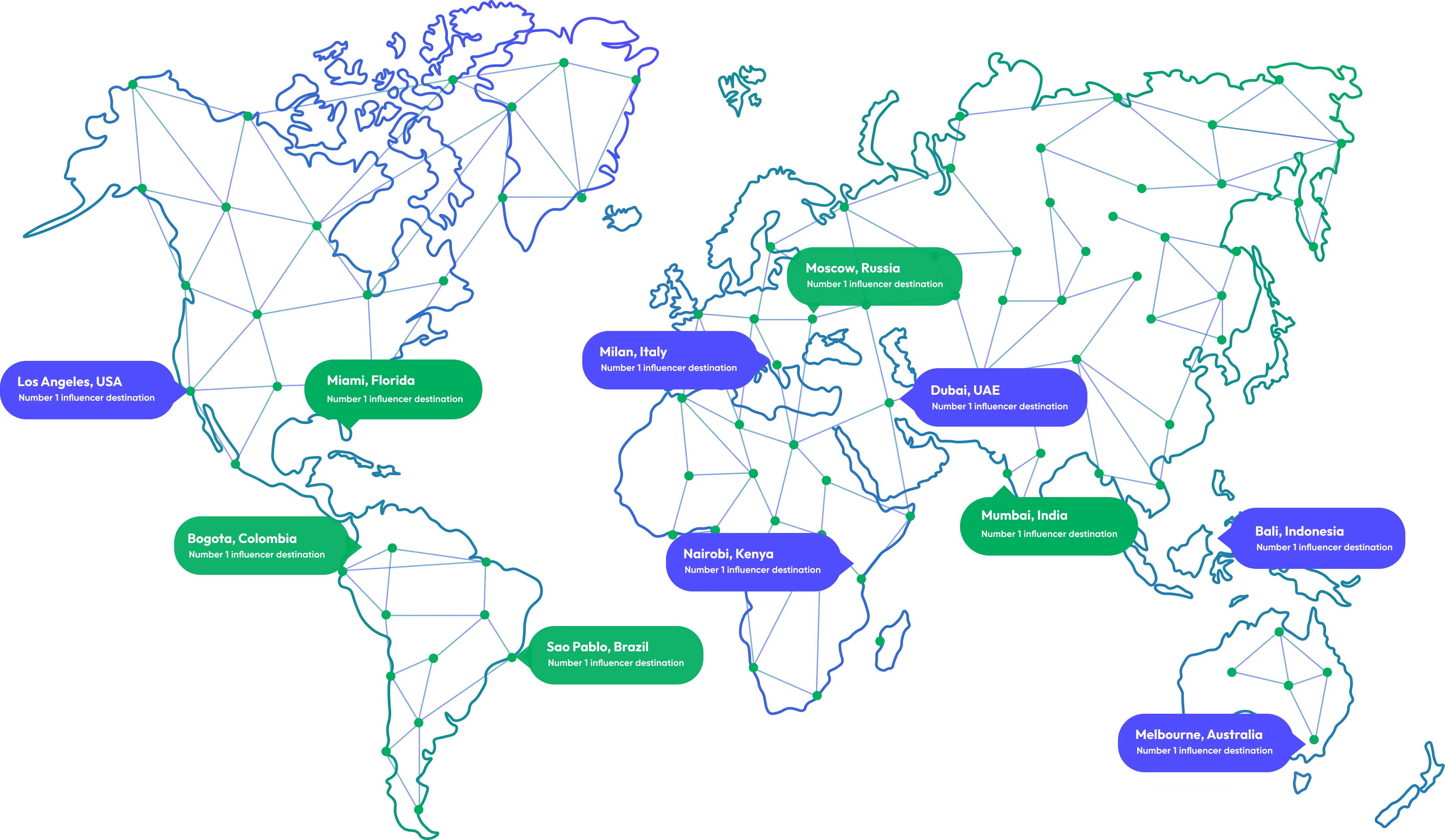 global influencer map