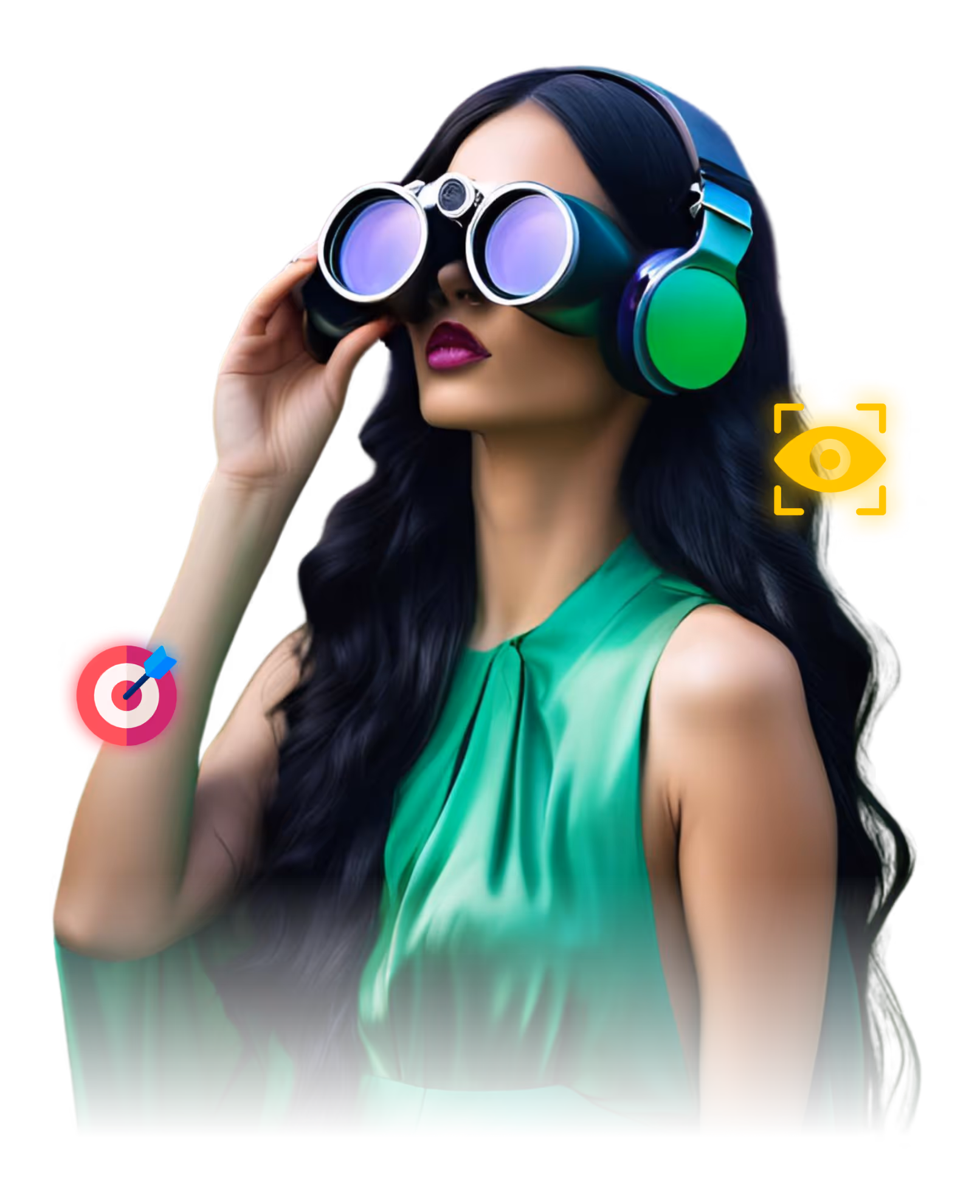 influencer con gafas