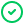 Green circular checkmark icon indicating completion or success.