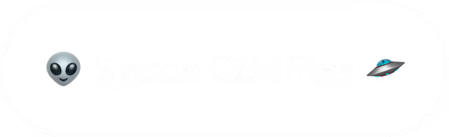 Button with text 'Space Oddities' flanked by alien face and flying saucer emojis.