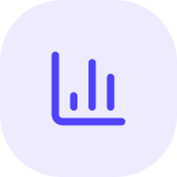 Purple checkmark inside a purple circle on a transparent background.
