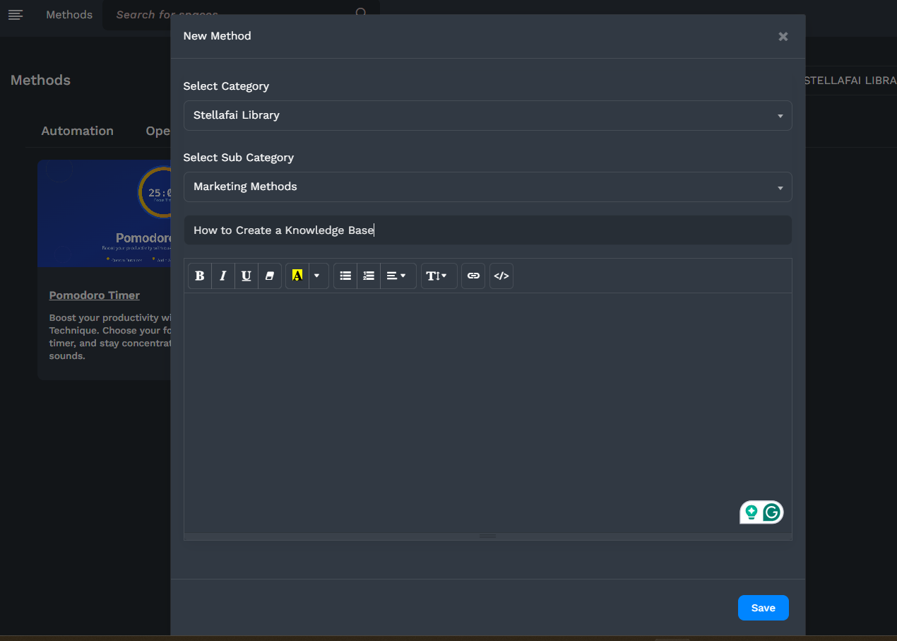 create-stellafai-knowledge-base