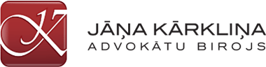 Jāņa Kārkliņa Advokātu birojs logo.
