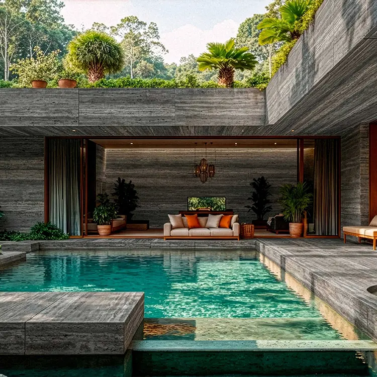 Travertino Titanium